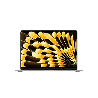 Apple 2026 MacBook Air 13 Laptop with M5 chip: AI and Apple Intelligence, 34.46 cm (13.6) Liquid Retina Display, 16GB Unified Memory, 1TB SSD Storage, 12MP Center Stage Camera, Touch ID; Starlight