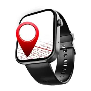Boat Storm Call 3 w/Turn-by-Turn Navigation, 1.83" (4.6 cm) HD Display, Bluetooth Calling, Crest+ OS, QR Tray, Watch Face Studio, Coins, Emergency SOS Smart Watch for Men & Women