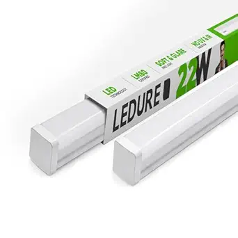 LEDURE Linear 22W LED Batten Light 4 Feet | Pack of 1 | 2200 Lumens Higher Brightness than 22W LED Tube Light | Cool Day White 6500K | Wall Ceiling Tubelight for Home, Living Room, Bedroom, Study