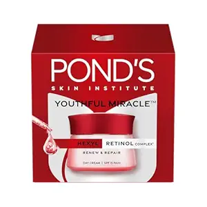POND'S Youthful Miracle Hexyl Retinol Complex, Renew & Repair Day Cream 50g SPF 15 PA++