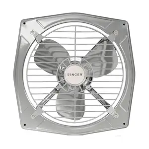 SINGER Maxovent 230 mm Exhaust Fan | 100% Copper Motor | 40W Energy Efficient | 1350 RPM High Suction, Low Noise | 500 CMH Air Delivery | Powder-Coated Rust-Free Body | 2-Year Warranty
