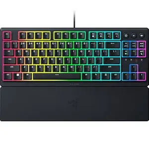 Razer Ornata V3 Tenkeyless - Low Profile Gaming Mechanical Membrane Wired Keyboard-Black-RZ03-04880100-R3M1
