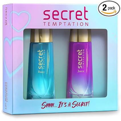 Secret Temptation Perfume for Women Gift Set – Daisy & Jazz (2 x 30ml) | Premium Perfume for Women Long Lasting Fragrance