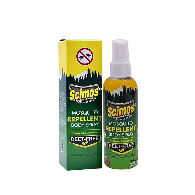 Herbal Mosquito Repellent Body Spray 100ml | Natural Eucalyptus Oil Formula | 12-Hr Protection for Adults & Kids | Safe for Sensitive Skin, Travel, Home & Outdoor Use | Dermatologically Tested