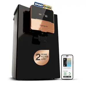 Aquaguard Ritz Pro RO+UV+Copper Water Purifier | 2 year filter life | SMART Purifier | TDS Display | FilterLife & Water In take Tracker | Service Alert | With Mega Sediment filter