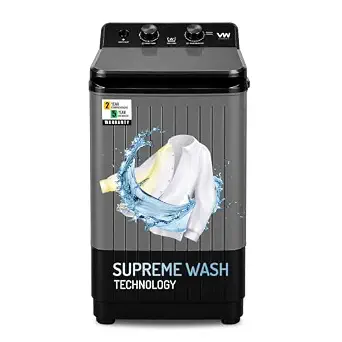 VW Visio World 8.5 kg semiautomatic Top Load Washer with Powerful Wash